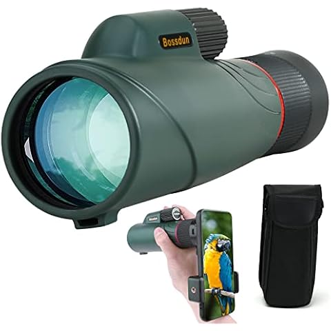 Monocular Telescope 10-20x50 Powerful Monocular with Smartphone Adapter, High Power Vision for Adults, Bird Watching, Wildlife, Concerts, Sports Games Cover