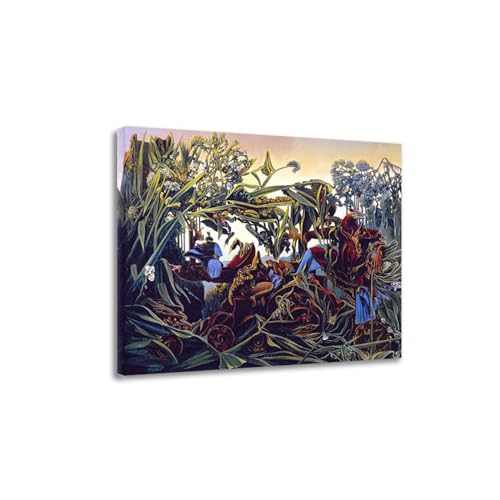 Tableau Max Ernst abstrait pour salon élégant et décoration murale moderne