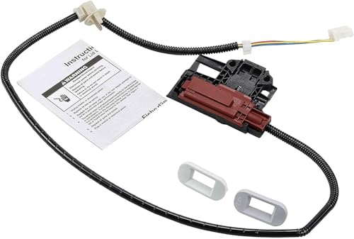W10238287 W10404050 Washer Lid Lock Latch switch Assembly Compatible with Whirl.pool Ken.more Washer Parts AP5263307 PS349762 W10744659 by TOMOON(2 Year Warr-anty)