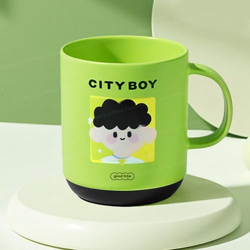 Image of FunBlast Milk Mug for Kids - 450 Ml; Unbreakable Mug for Kids, Milk Mugs for Kids Unbreakable - Milk Drinking Cup for Kids (City Boy)