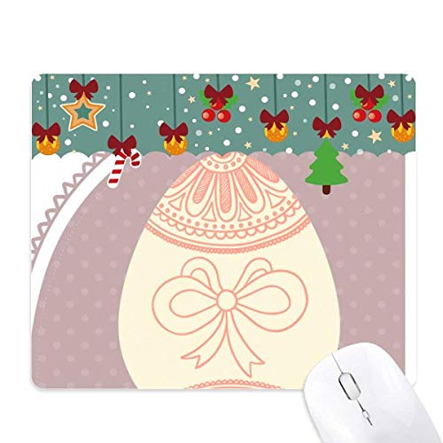 Tapis de souris de Pâques antidérapant motif œuf coloré pour souris optique
