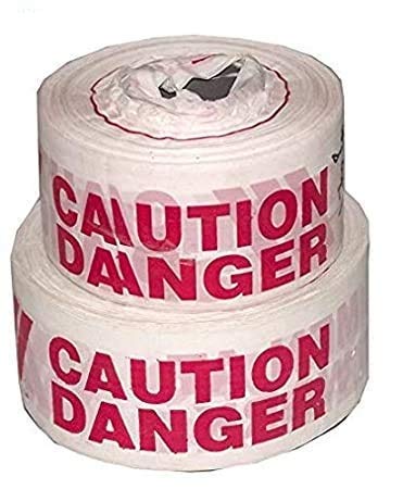 BRUSH HOUSE Caution Danger Text Barricade Tape 3-Inch (250 Meter) Printed Barrier Warning Tapes - White and Red (Pack of 2) (B08KY3R1CW) Amazon Price History, Amazon Price Tracker