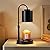 CASTLELIFE Candle Warmer Lamp with Timer & Dimmer, Height Adjustable Electric Wax Melt Warmer for Jar Candles, Gifts for Mom Home Decor, Black