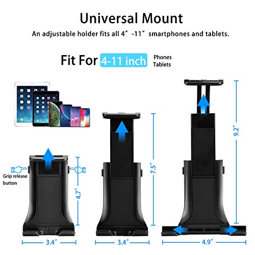 image for LEXSO Car Cup Holder Phone/Cup Holder Tablet Holder/Smartphone Mount 2