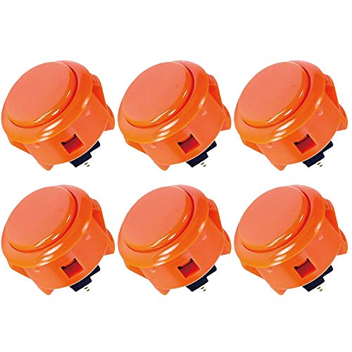 image for Sanwa 8 pcs OBSF-30 Original Push Button 30mm - for Arcade Jamma Video
