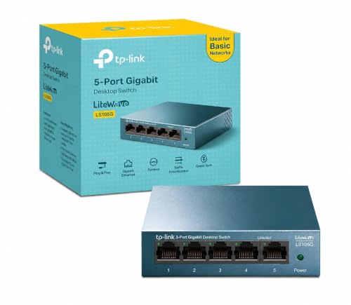TP-Link Switch Ethernet Gigabit 5 Ports...