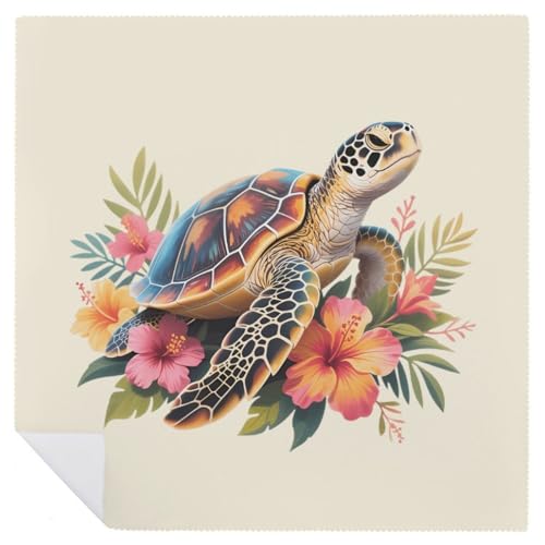 Servilletas de tela reutilizables lavables de cocina con estampado hawaiano 7