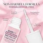 Glamnetic Super Strong Brush On Nail Glue | Brush Tip Applicator, Mess Free, Travel Friendly, Vegan | Durable & Long-Lasting | .24 fl. oz. - Image 2