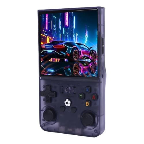 Retro Handheld Game Console, R36MAX Portable Video Console for Linux System Open Source Supports 30+ Emulators, 4in IPS Screen Video Gaming Player for RK3326, 4000mAh (64G)