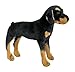 Wagner 1033 - Plüschtier Hund Rottweiler - stehend - 60 cm Kuschelhund Stofftier