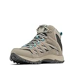 Columbia Damen Crestwood Mid Waterproof Wanderschuh, Dunkelgrau, Wasserkocher, 36 EU Weit