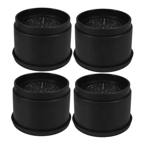 Levemolo Adjustable Bed Risers 4 Pcs Heavy Duty Furniture Leg Pads for Couch Sofa Table Non-Slip Coasters