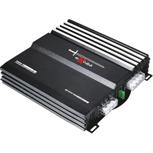 Excalibur Mosfet, X500.2 2-kanałowy Wzmacniacz Samochodowy, 1000 W, Czarny