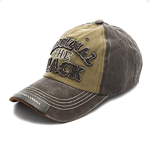 Image of Adjustable Soft Cotton Denim Cap for Men Women Baseball Vintage Washed Distressed Hats Adjustable Stylish Cap Regular Fitted