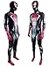 Produktbild NVHAIM PS5 Miles Morales Comics Spider-Man Stretch Bodysuit Halloween Cosplay Kostüm Kostüm Onesies 3D Spandex Anzug Rote Augenmaske,Color-Kids XL