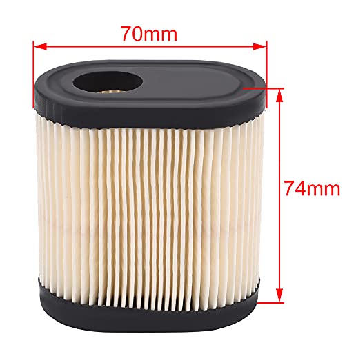 Powtol 36905 For Tecumseh Air Filter Rj19Lm Spark Plug Kit For Toro Recycler 22 6.5Hp 20016 20017 20018 Lawn Mower (Pack Of 2) #TOP4