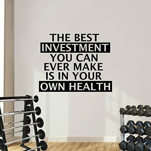LYOMAN® Health Workout Exercise Quote Vinyl Art Sticker Home Room Gym Wall Decal Décor (B0C5RZWNYX) Amazon Price History, Amazon Price Tracker