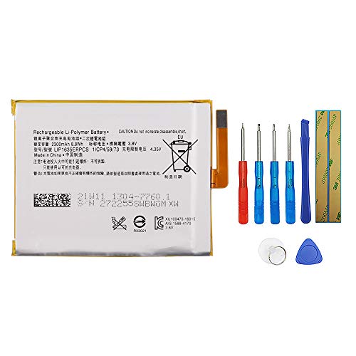 Swark Batería LIP1635ERPC compatible con Sony Xperia XA1 con herramientas