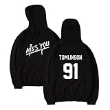 Ein Hoodie Streetwear Sportjacket mit Louis Tomlinson 91 2d Druck, ein stylisches und trendiges Sweatshirt, ein lässiger unisex Party Hoodie, passend für viele Gelegenheiten, bezahlbar und schöne Jacke.