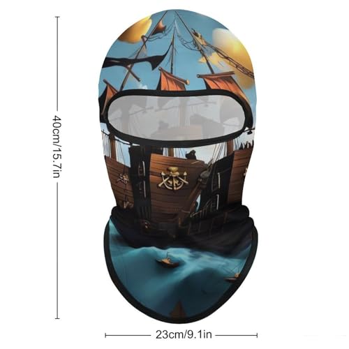 Balaclava Mask for Men Ski Mask for Women Cartoon Ship Full Face Mask Face Cover for Cycling miniatura 2