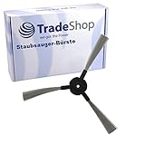 Staubsauger-Bürsten 3-armig Bürsten-Set Ersatz für Klarstein Cleantouch Saugroboter KV8 210C 210XR Lilin Robot LL-A320 LL-A325 LL-A335 LL-A336 LL-A337 LL-A338 MyGenie XR210