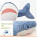 Imagen de Firecos Peluche de Tiburón Ballena Grande Animal de Peluche Suave 60