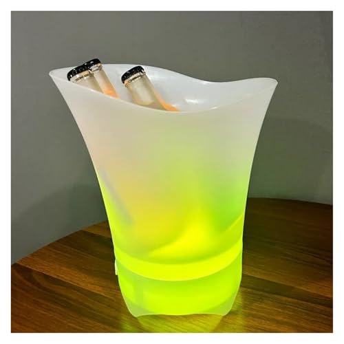 Cubo de hielo musical y luminoso para enfriar botellas al aire libre 5