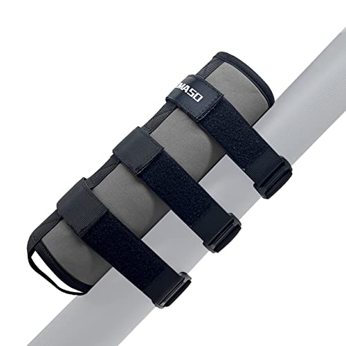 Image of Roll Bar Fire Extinguisher Mount for Jeep Wrangler YJ TJ JK JKU JL 2.5 Lb Fire Extinguisher Holder Bag(Gray)