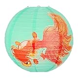 12 Inch Paper Lantern Lamps Chinese Round Paper Lantern with Metal Frame Hanging Lanterns Portable Chinese Paper Lanterns Decorations(Green)