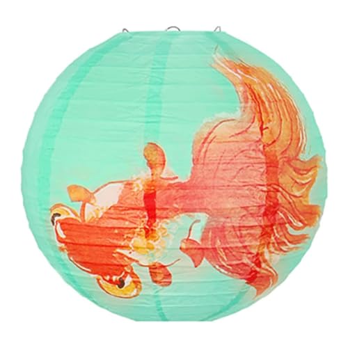 12 Inch Paper Lantern Lamps Chinese Round Paper Lantern with Metal Frame Hanging Lanterns Portable Chinese Paper Lanterns Decorations(Green)