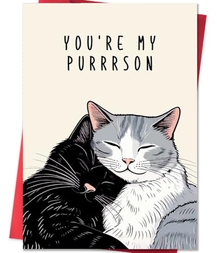 Beixian Cute Cat Valentines Day Cards image