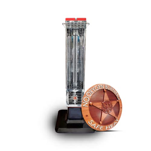Gopi 1500W Oscillating Quartz Heat Pillar Room Heater with Fan,...