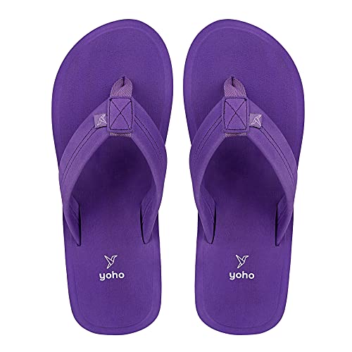 Image of YOHO Women Black soft slippers | Comfortable and Stylish flip flop | Chappal for Woman in exciting colors | Daily Use | Lightweight | Anti Skid Monsoon Chappal | Bubbles