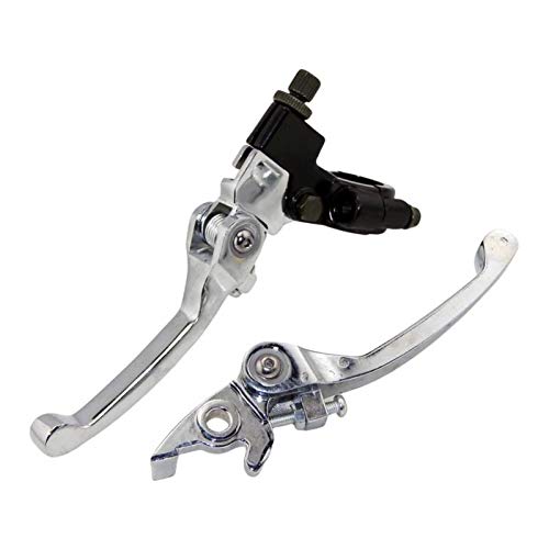 Manete de freio dobrável Homyl CNC e alavanca de embreagem para bicicleta de sujeira CRF KLX
