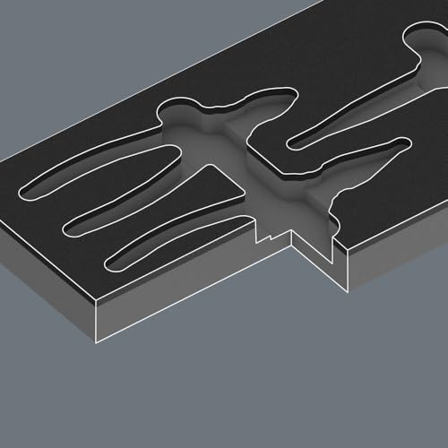 Jeu de pinces KNIPEX VDE Wera 9784 en insert mousse isolant pour électricien - 3