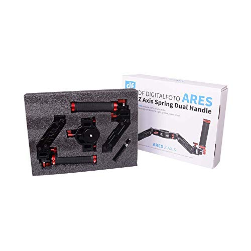 Image of DF DIGITALFOTO Z-Axis Spring Dual, Flexible Damping Detachable Dual-Grip Gimbal Handle Compatible for ZHIYUN Crane 2 MOZA FEIYU DJI Ronin S AK2000 /4000 Moza Aircross 3 Axis Gimbal