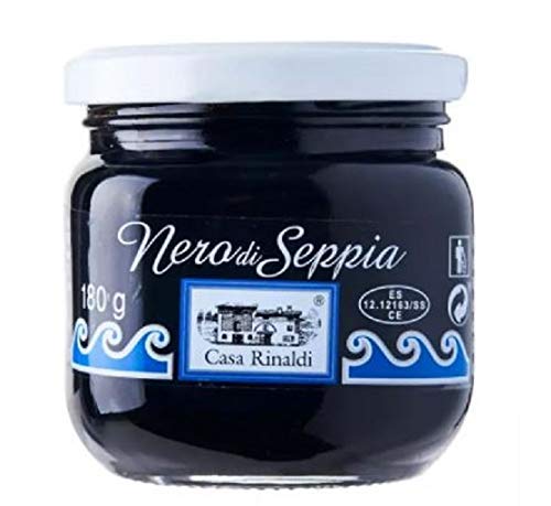 Casa Rinaldi Encre calamar 180 g - Encre de seiche qui ajoutera une saveur légèrement salée et une couleur noire foncée à vos plats Cover