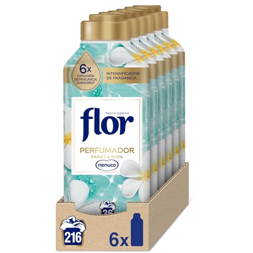 Flor Perfumador para la Ropa con fragancia floral fragancia Nenuco, hasta 6 x 36 dosis, 4320 ml