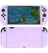 DLseego Schutzhülle für Nintendo Switch OLED Modell 2021, Glitzer