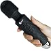 CNHIDEE Mini Wireless Massager Powerful Waterproof Rechargeable Body Back Neck Foot Sport Massage Relax Travel Friendly 18 Magic Patterns Quiet Female Handheld Black