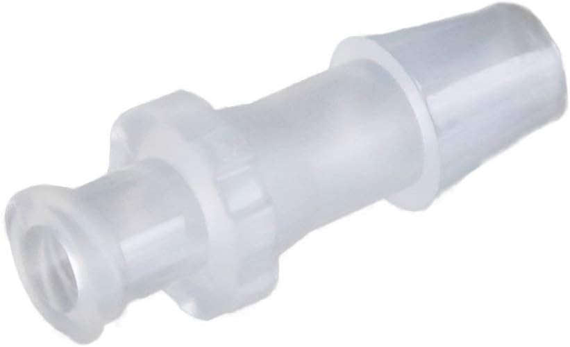 BleedZone - Female 1/4" Hose Barb Fitting PP Polypropylene Hose, 25x Luer Lock Adapter for Laboratory Equipment, Syringe, Hose Connector