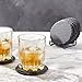Juvale 8 Pack Slate Drink Coasters with Holder for Coffee Table, Bar, Kitchen (Black Stone, 3.8 in)