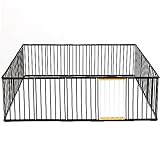 PETTOM ペットサークル 犬 サークルケージ 犬ゲージ 犬ケージ DIY 12枚 16枚 接続式 簡単組み立て 工具不要 折りたたみ 犬用 多頭 広げる レイアウト自由 260×86×70cm (高さ70cm 16枚)