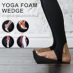 Foam Wedge Slant Board | Yoga Foam Wedge | Calf Stretcher for Yoga Squats | Improve Lower Leg Strength | Incline Wedge | Knee Pad | EVA Foam Wedge Block for Exercise - Image 5