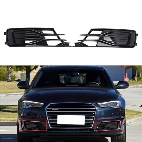 Grille de Phare Antibrouillard Remplacement Fixation Cassée pour A6 Quattro 2016-2018 - 6