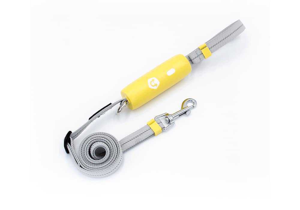 Small Dog Leash Reflective Leash for Kittens and Puppies with Non-Slip Handle Tangle-Free, Sturdy and Durable (Yellow)