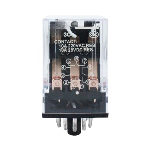 Relais 24V 36V 220V 380V DC24V-3C inverseur pour automatisme