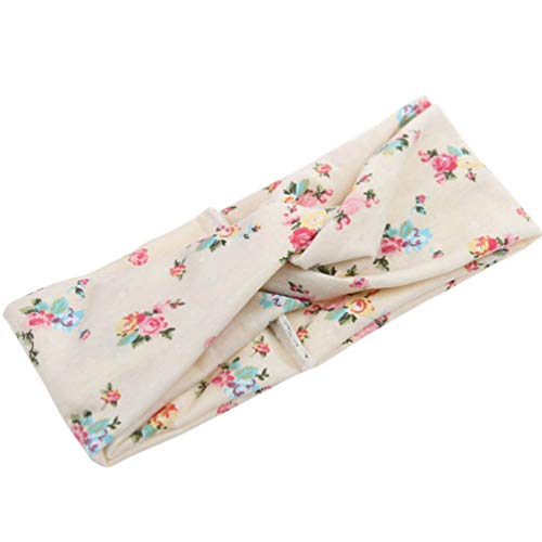 Floralby Women Yoga Floral Turban Headband Hairband Knotted Hair Accessories
