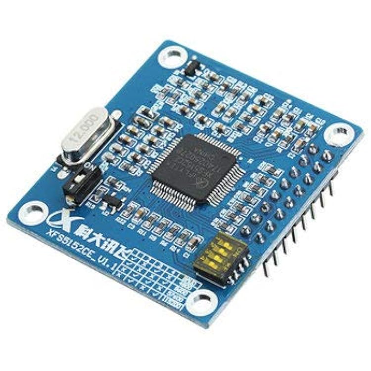 XFS5152CE Speech Synthesis Module TTS Voice Module Support Encode Decode Realized Chinese English Speech - Arduino Compatible SCM & DIY Kits Module Board -1 x XFS5152CE Speech Synthesis Module
