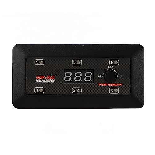 LiPo Ladegerät 6-Fach, 3S LiPo Charger, 7.4V Akku Ladegerät, unabhängige Ports, LED Ladeanzeige, Mehrfachschutz, USB Ladeport für Handy & Tablet LiPo Ladegerät 6-Fach, 3S LiPo Charger, 7.4V Akku Ladegerät, unabhängige Ports, LED Ladeanzeige, Mehrfachschutz, USB Ladeport für Handy & Tablet